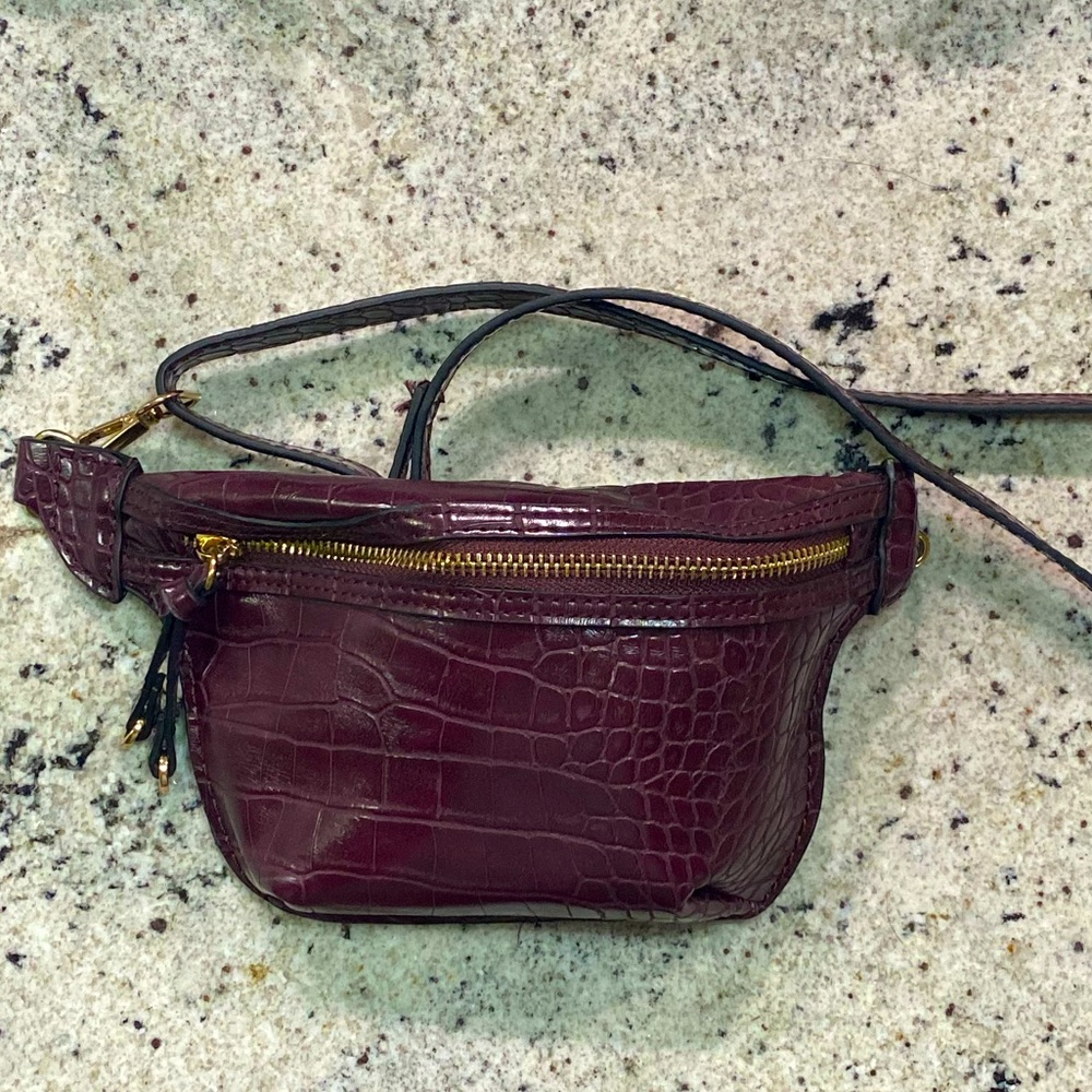 Mango Fanny Pack (Burgundy)